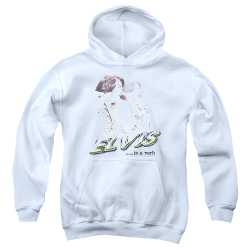 Elvis Presley Elvis Is A Verb Youth Hoodie
