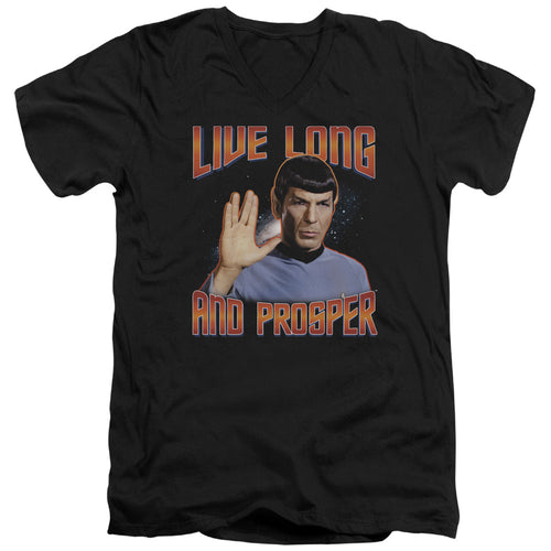 Star Trek Live Long and Prosper V-Neck T-Shirt