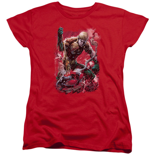 Justice League Finished Womens T-Shirt