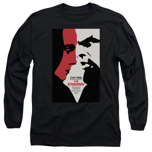 Star Trek The Emissary Black Long Sleeve T-Shirt