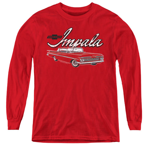 Chevy Classic Impala Youth Long Sleeve T-Shirt