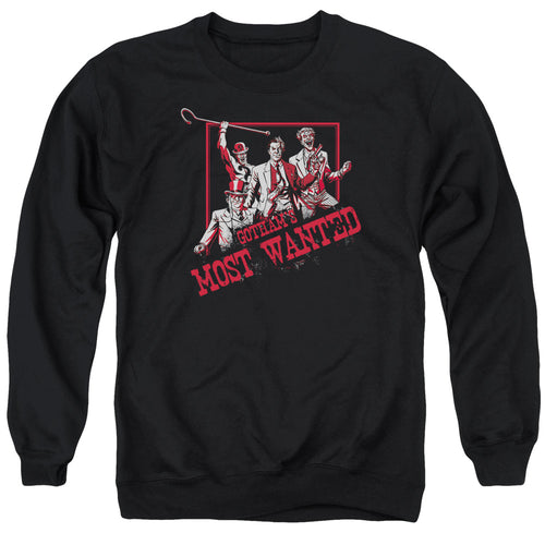 Batman Gothams Most Wanted Crewneck Sweatshirt