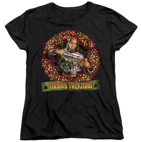 Star Trek Merry Trekmas Womens T-Shirt