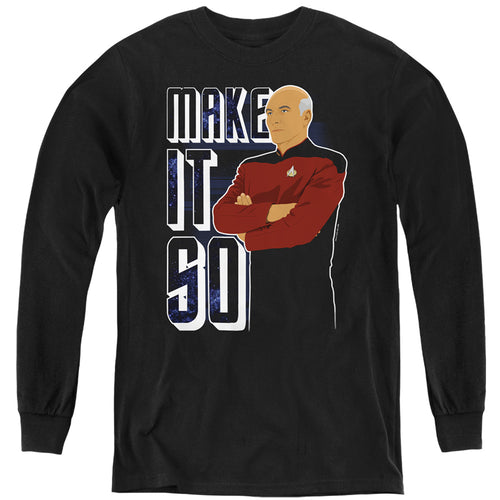Star Trek Make It So Youth Long Sleeve T-Shirt