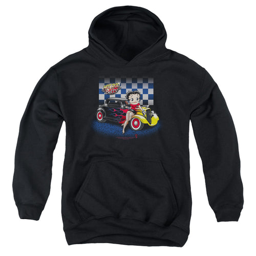Betty Boop Hot Rod Boop Youth Hoodie