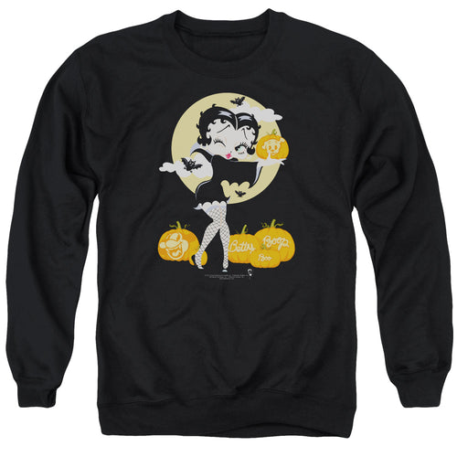 Betty Boop Vamp Pumpkins Crewneck Sweatshirt