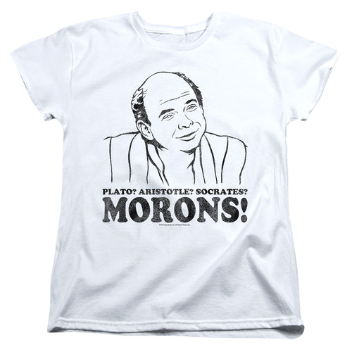 The Princess Bride Morons White Womens T-Shirt