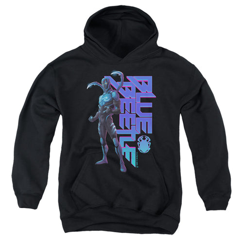 Blue Beetle Standing Youth Hoodie