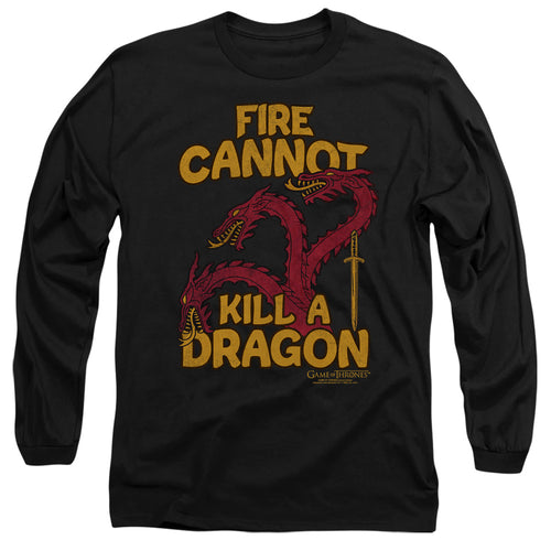 Game of Thrones Dragons With Fire Long Sleeve T-Shirt