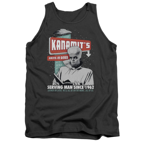 The Twilight Zone To Serve Man Kanamit's Drive-In Diner Tank Top