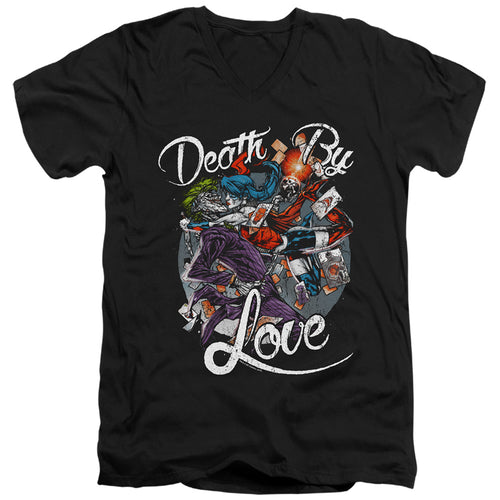 Batman Death By Love V-Neck T-Shirt