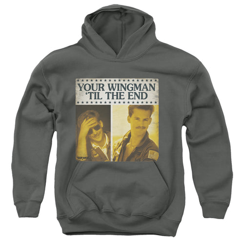 Top Gun Your Wingman Til the End Youth Hoodie