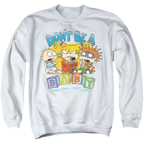 Rugrats Don't Be a Baby Blocks Crewneck Sweatshirt