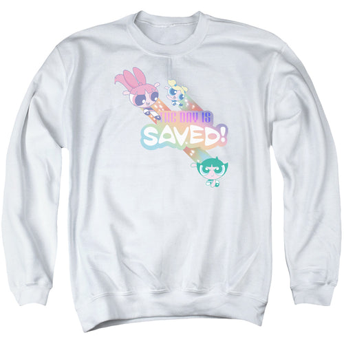 The Powerpuff Girls The Day Is Saved Pastel Crewneck Sweatshirt