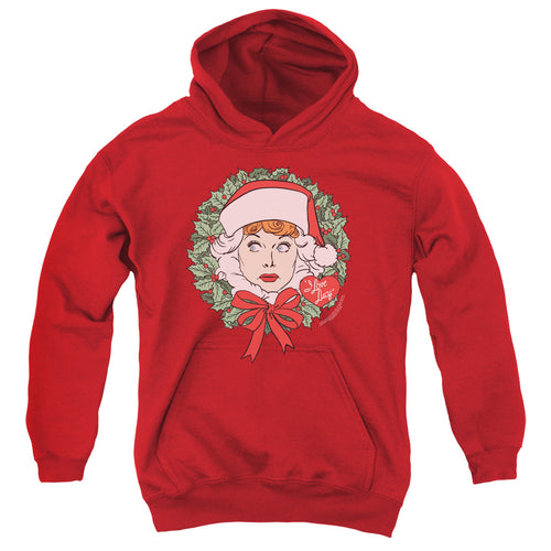 I Love Lucy Wreath Youth Hoodie