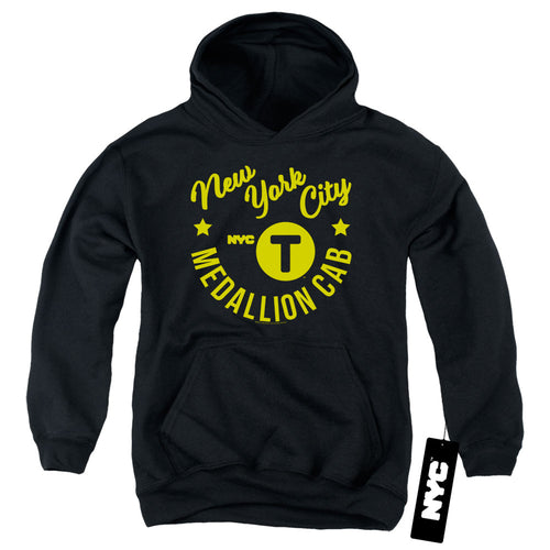 New York City Medallion Cab Youth Hoodie