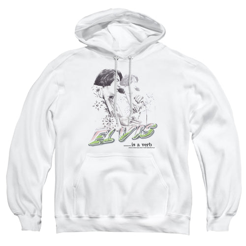 Elvis Presley Elvis Is A Verb Pullover Hoodie