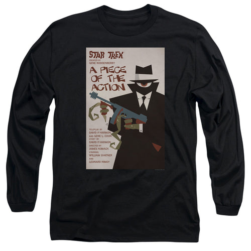 Star Trek Juan Ortiz A Piece of the Action Black Long Sleeve T-Shirt