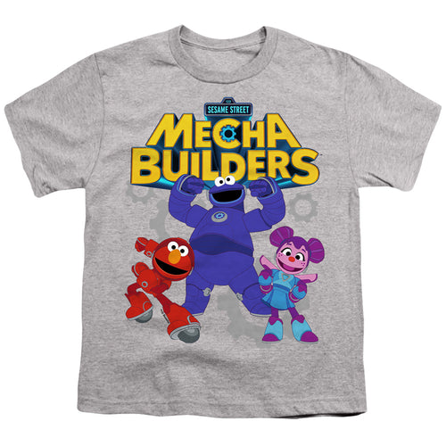 Sesame Street Mecha Builders Group Athletic Heather Youth/Toddler T-Shirt