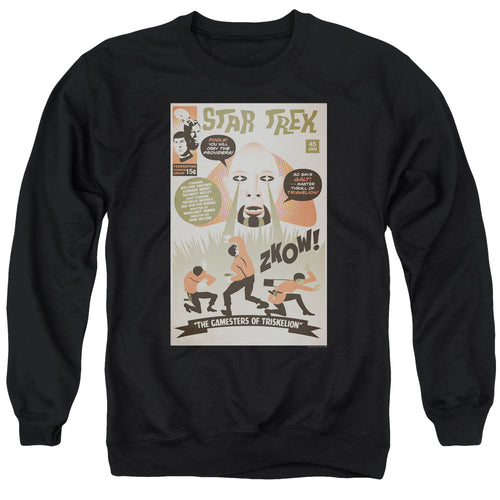 Star Trek Juan Ortiz The Gamesters of Triskelion Black Crewneck Sweatshirt