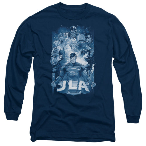 Justice League Burst Long Sleeve T-Shirt