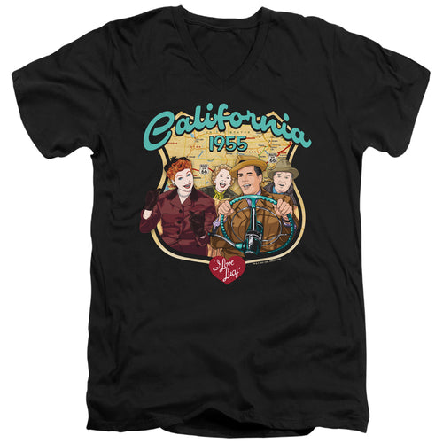 I Love Lucy Road Trip V-Neck T-Shirt