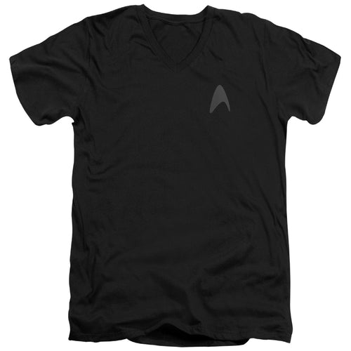 Star Trek Darkness Command Logo V-Neck T-Shirt