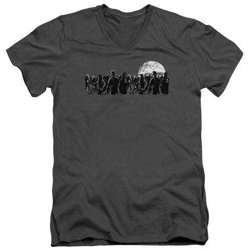 Zombie Moon V-Neck T-Shirt