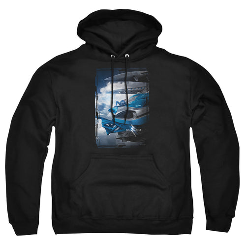 Mighty Morphin Power Rangers: The Movie Blue Zord Poster Pullover Hoodie
