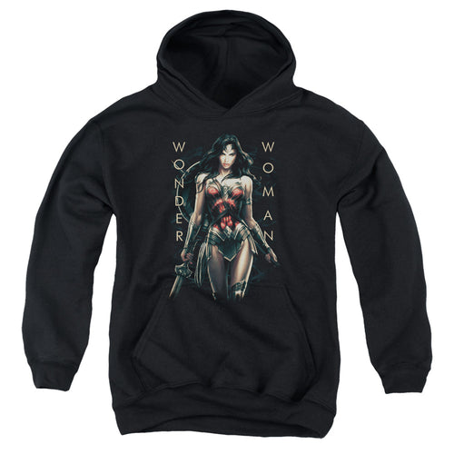 Wonder Woman (2017) Armed and Dangerous Youth Hoodie