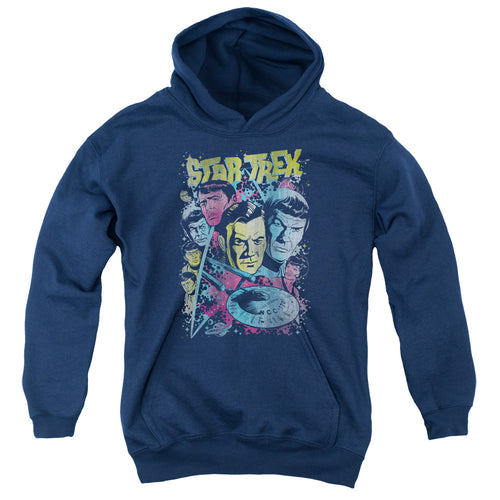 Star Trek Classic Crew Illustrated Youth Hoodie