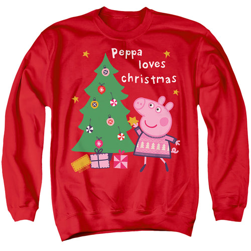 Peppa Pig Loves Christmas Crewneck Sweatshirt