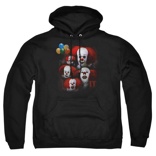 It Many Faces Of Pennywise Pullover Hoodie