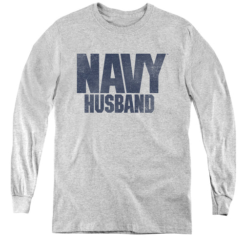 U.S. Navy Husband Youth Long Sleeve T-Shirt
