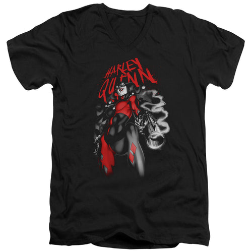 Batman Down The Barrel V-Neck T-Shirt