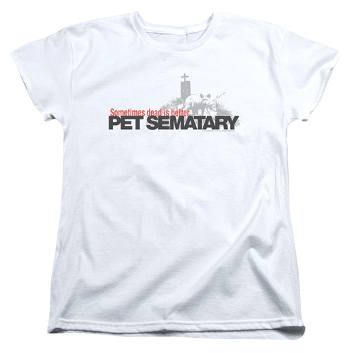 Pet Sematary Logo Womens T-Shirt