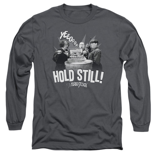 The Three Stooges Hold Still Long Sleeve T-Shirt