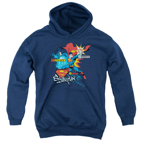 Superman Abilities Youth Hoodie