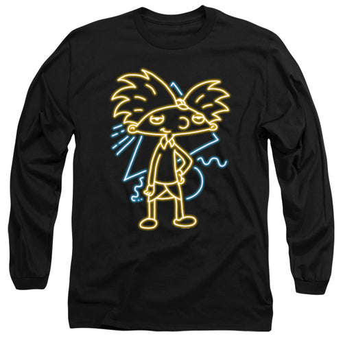 Hey Arnold Hey Arnold Neon Long Sleeve T-Shirt