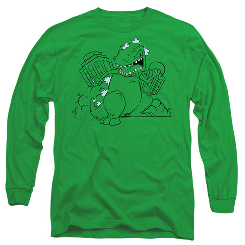 Rugrats Reptar Destroys City Long Sleeve T-Shirt