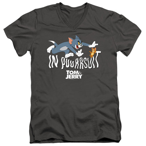 Tom and Jerry Movie In Pursuit V-Neck T-Shirt