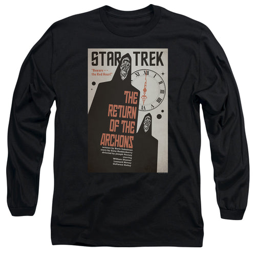 Star Trek Juan Ortiz The Return of the Archons Black Long Sleeve T-Shirt