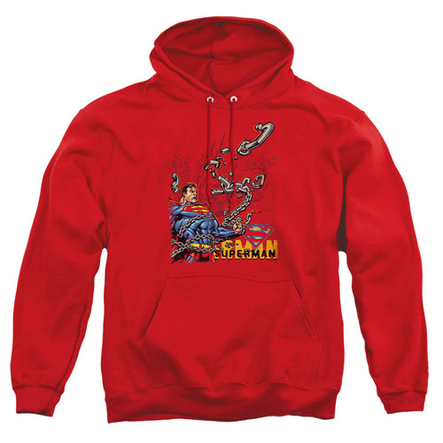 Superman Breaking Chains Pullover Hoodie