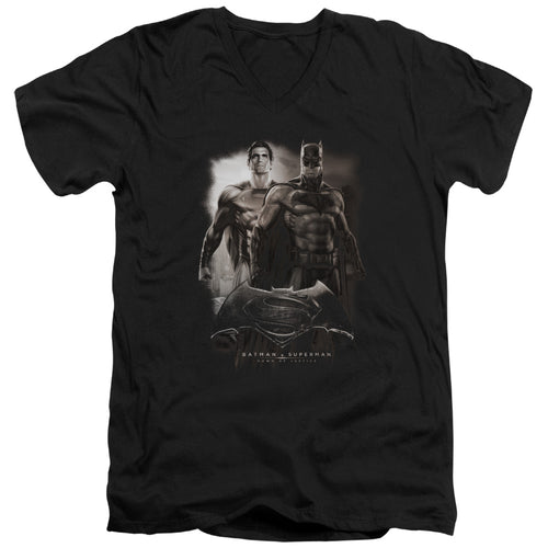 Batman v Superman Dawn V-Neck T-Shirt