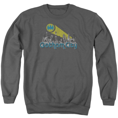 Batman Gotham City Distressed Crewneck Sweatshirt