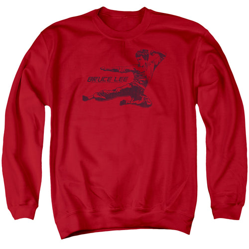 Bruce Lee Line Kick Crewneck Sweatshirt