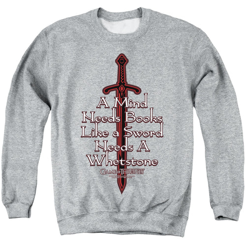 Game of Thrones The Mind Needs Books Crewneck Sweatshirt