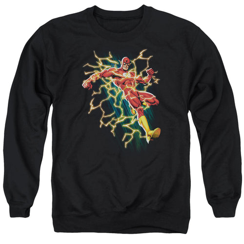 Justice League Flash Symbol Knockout Crewneck Sweatshirt