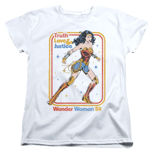 Wonder Woman 1984 Retro Justice 84 Womens T-Shirt