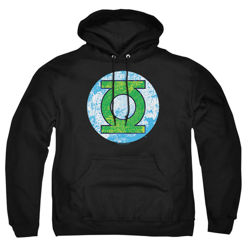 DC Comics Gl Neon Distress Logo Pullover Hoodie